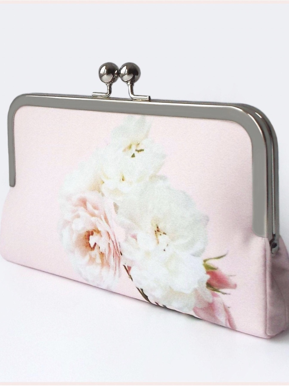 Pink Roses Clutch Crossbody